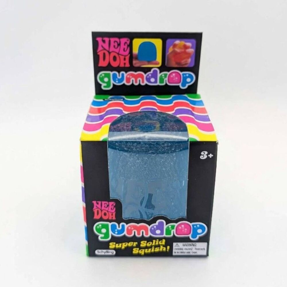 Schylling Blue NeeDoh Gumdrop Squishy Sensory Fidget Desk Toy Stress Relief NIB